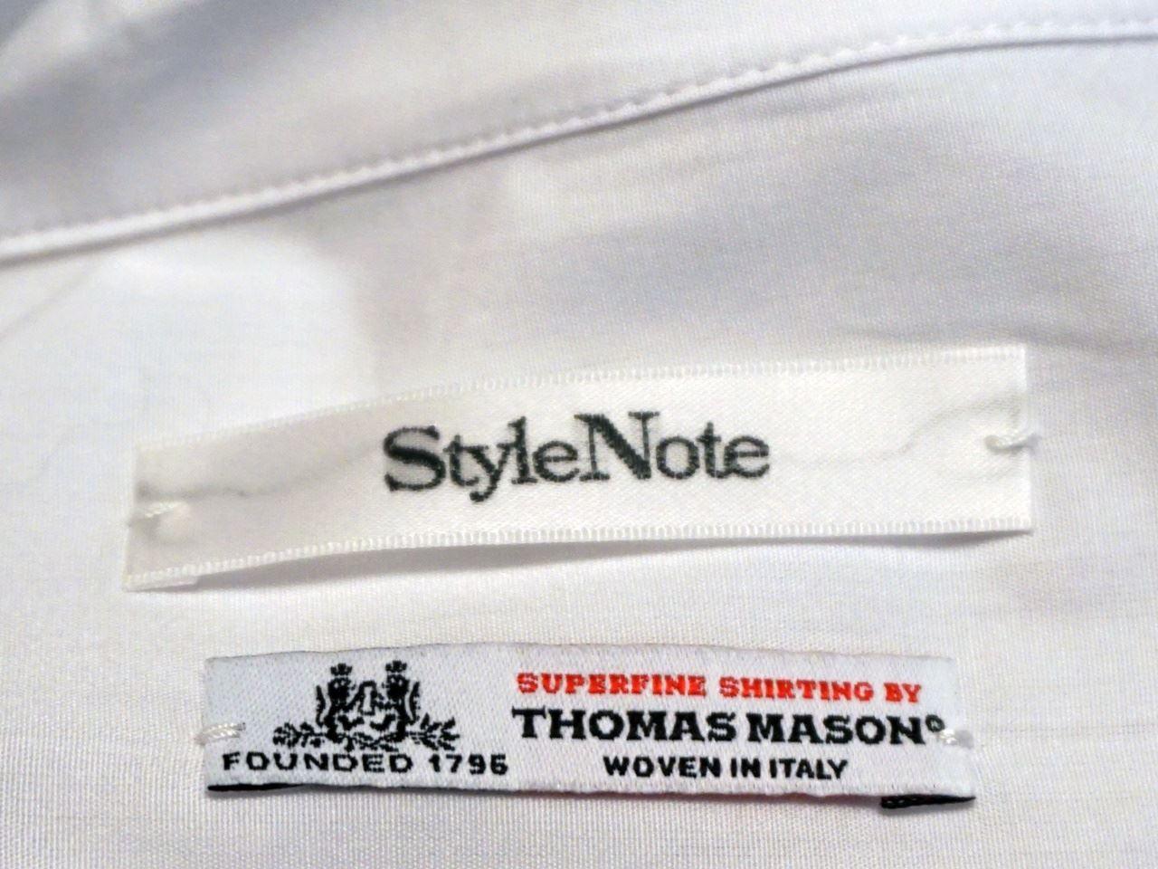 極上シャツ生地メーカー「トーマス・メイソン」のロゴ